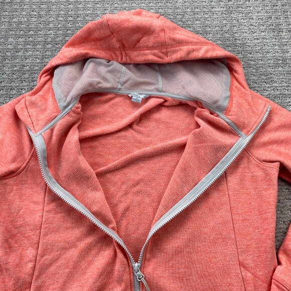 O'Neill Scuba Hoodie Sweater Women Extra Large XL Orange Full Zip Activewear - Picture 6 of 12
